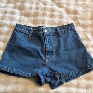 Universal Thread Classic Blue Denim High-Waist Shorts
